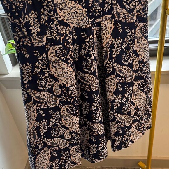 Vince Camuto Navy Floral Dress - Picture 5 of 7